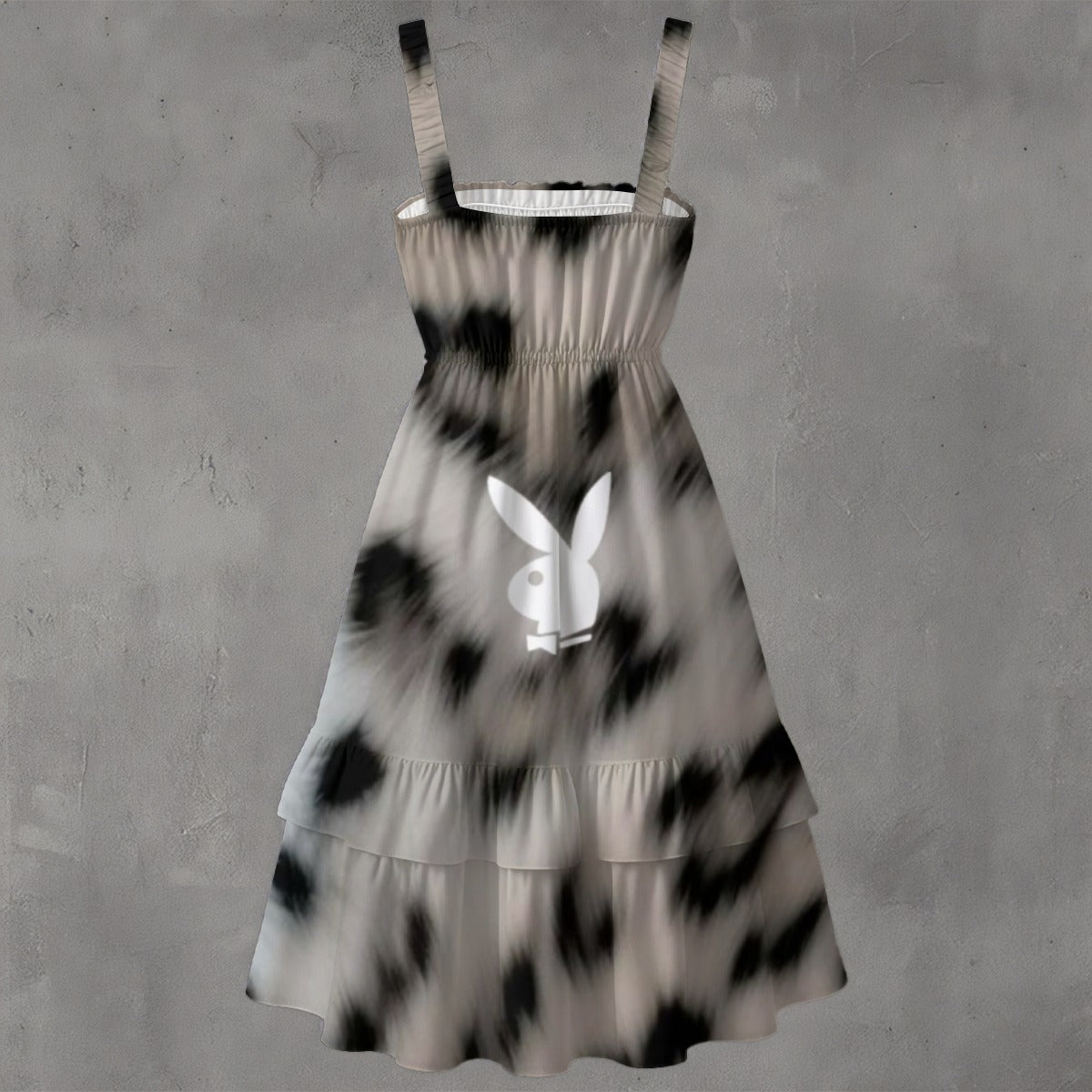 All-Over Print Women‘s Ruffle Hem Dress
