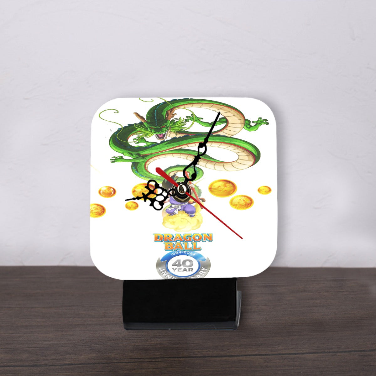 All-Over Print Square Shape Wood Clock