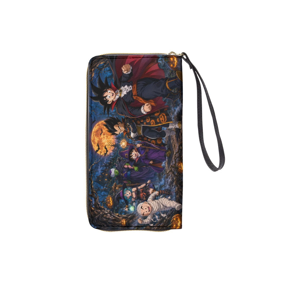Long Wallet With Black Hand Strap