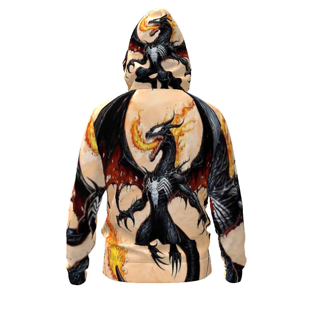 All-Over Print Men's Zip Hoodie