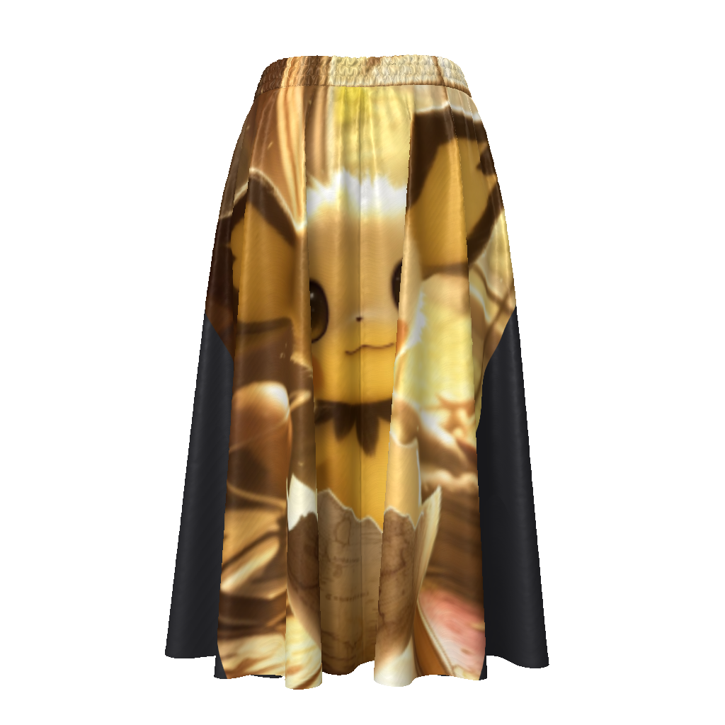 All-Over Print Women's Flared Midi Skirt