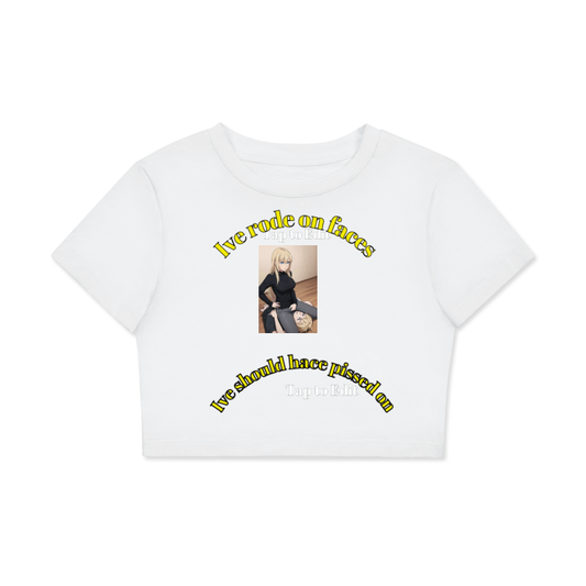 Women's Fitted Crop Tee | Bodycon T-Shirt