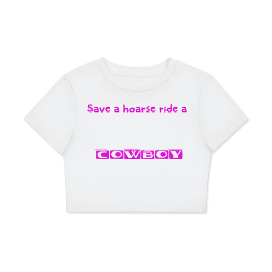 Women's Fitted Crop Tee | Bodycon T-Shirt