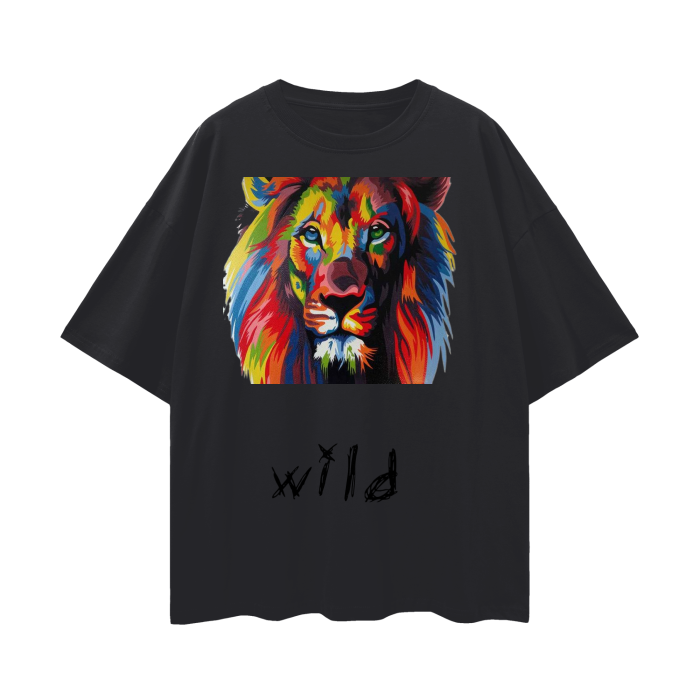 Streetwear Unisex 100% Cotton Loose Basic Tee