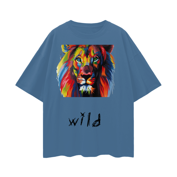 Streetwear Unisex 100% Cotton Loose Basic Tee