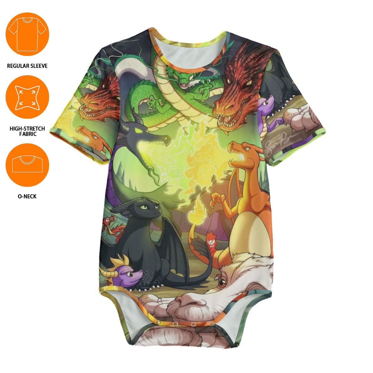 All-Over Print Men's Bodysuits