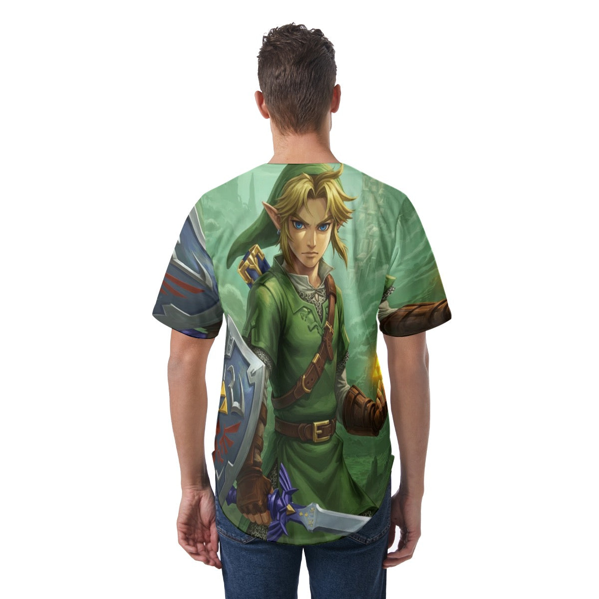 All-Over Print Men's Short Sleeve Baseball Jersey
