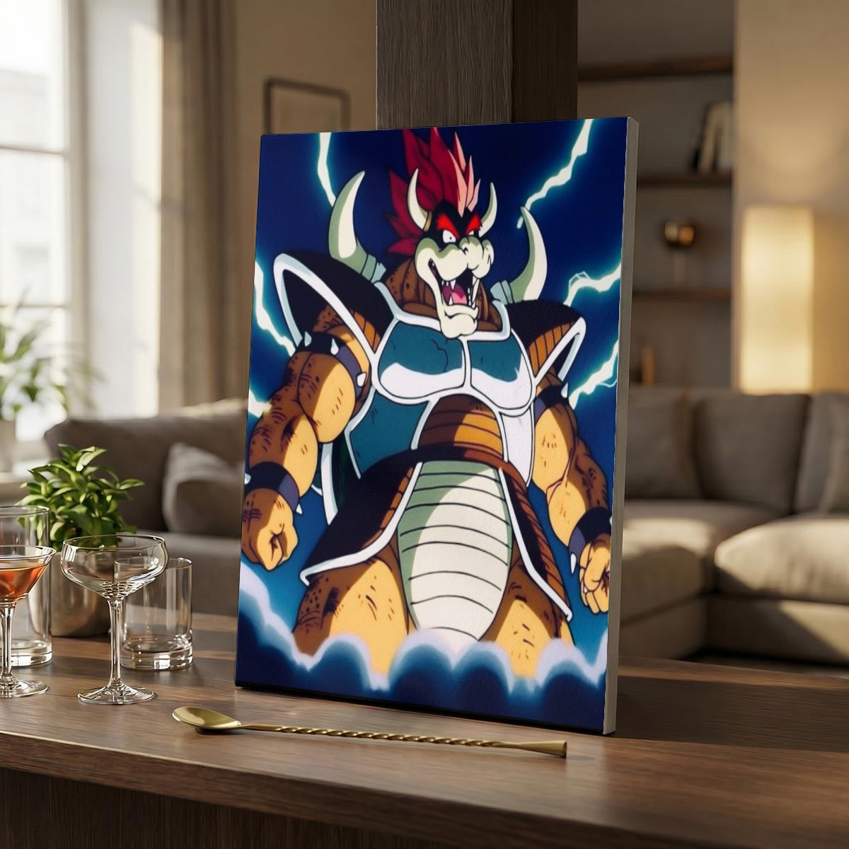 Vertical Framed Canvas Wall Art Printed in Canada