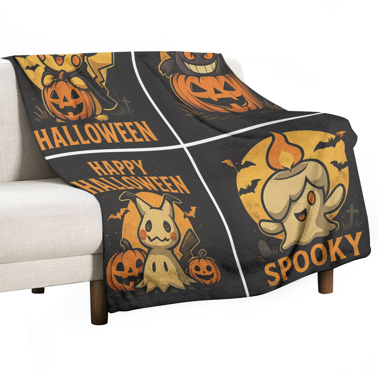 Single-Side Printing Flannel Blanket
