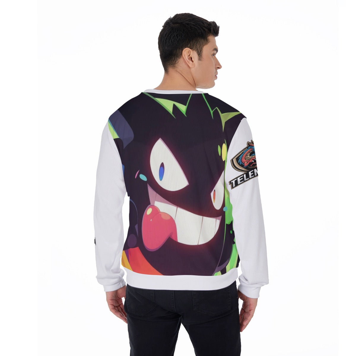 All-Over Print Men's Sweater
