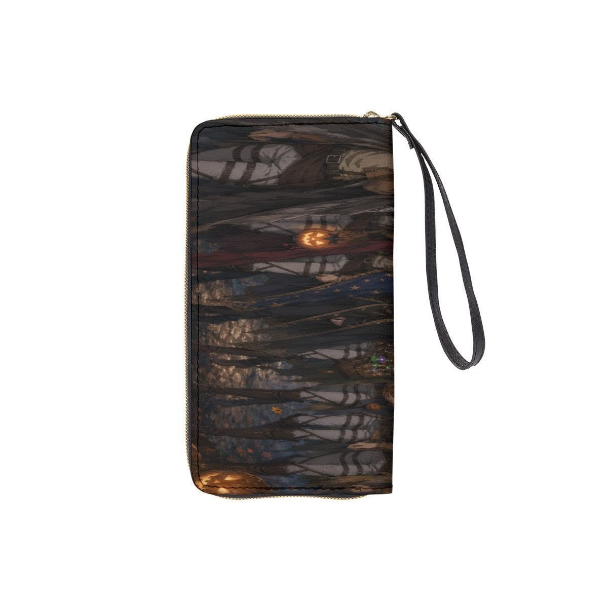 Long Wallet With Black Hand Strap