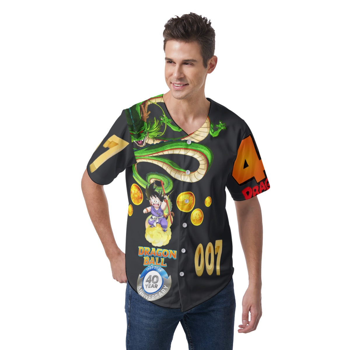 All-Over Print Men's Short Sleeve Baseball Jersey