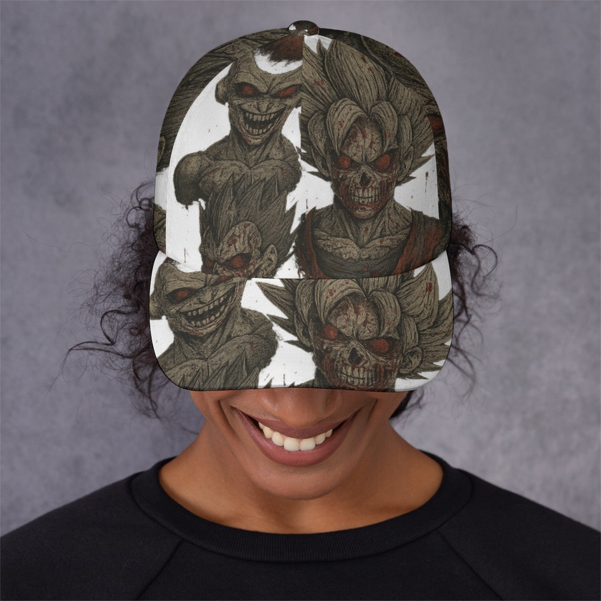 All-Over Print Peaked Cap