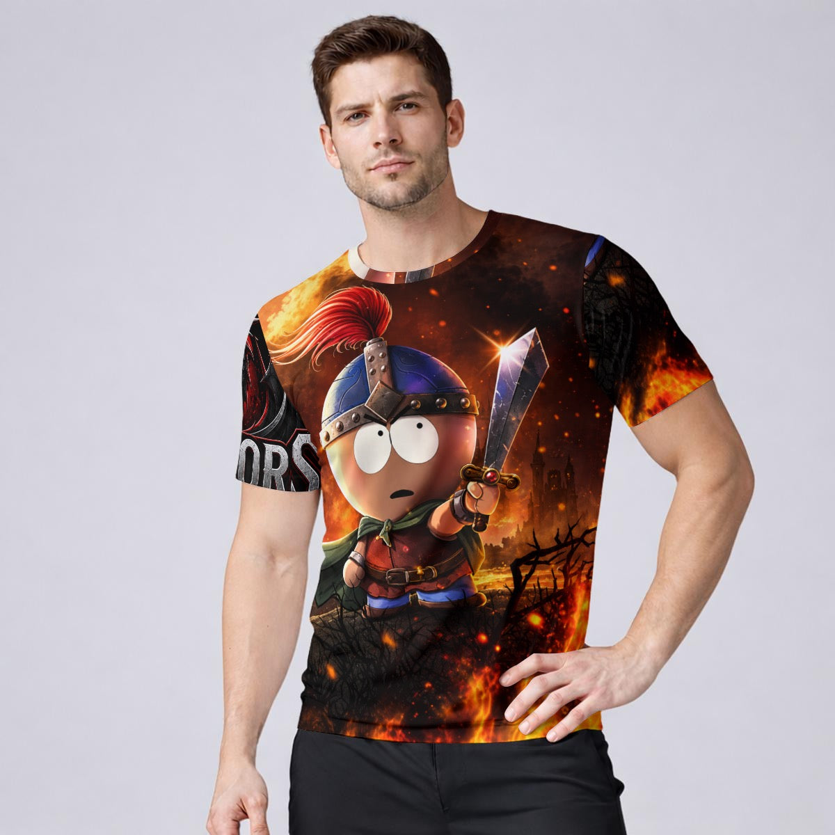 All-Over Print Men’s Milk Silk Stretch T-Shirt|210GSM