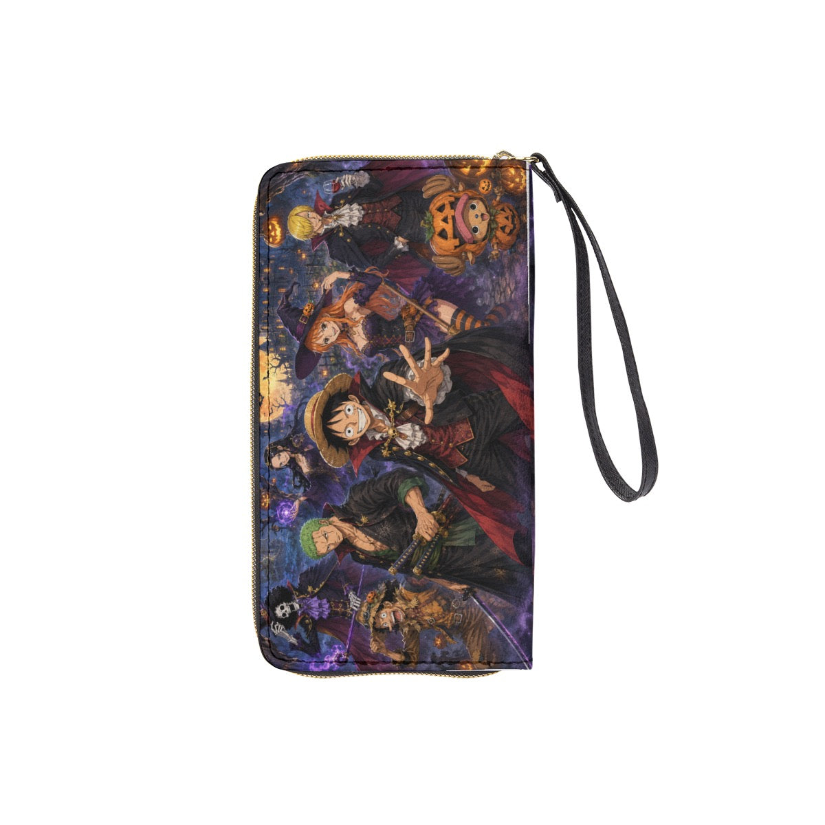 Long Wallet With Black Hand Strap