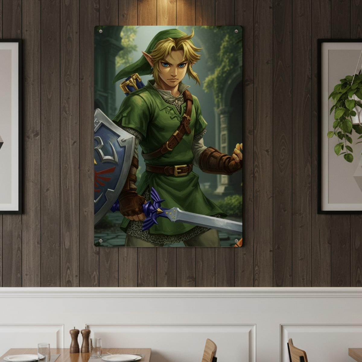 Thickend Rectangular Iron Wall Painting|Vertical 2:3