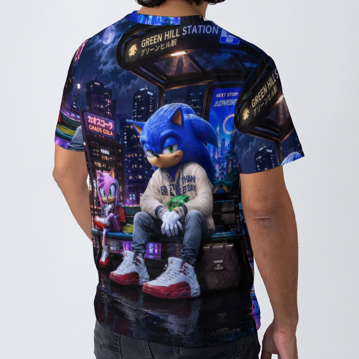 All-Over Print Men's O-Neck T-Shirt | 190GSM Cotton