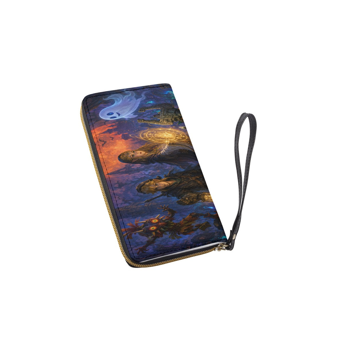 Long Wallet With Black Hand Strap