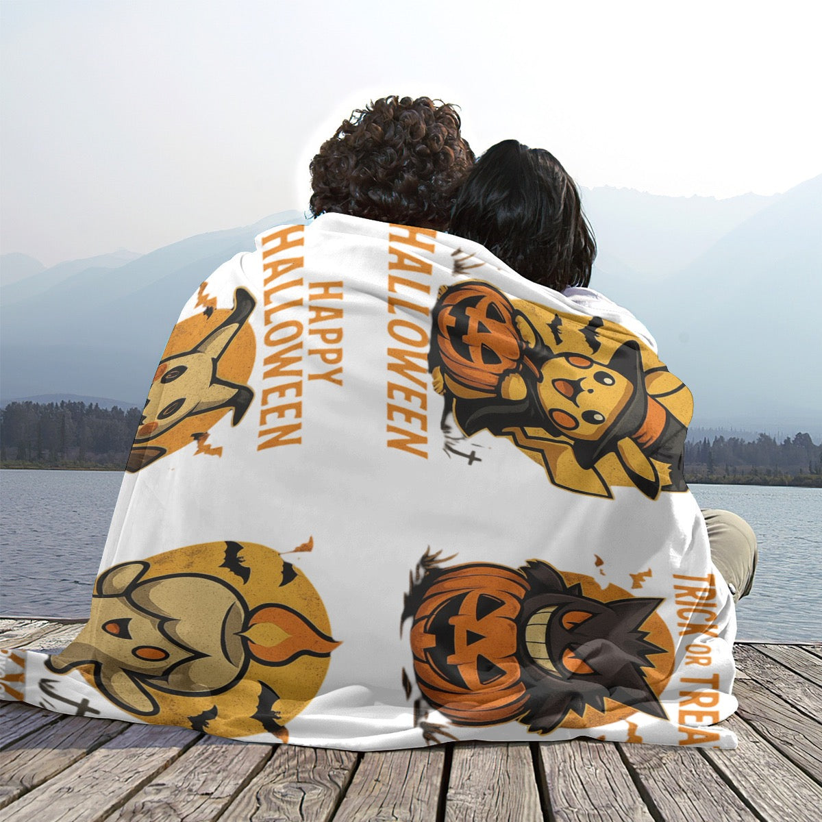 Single-Side Printing Flannel Blanket