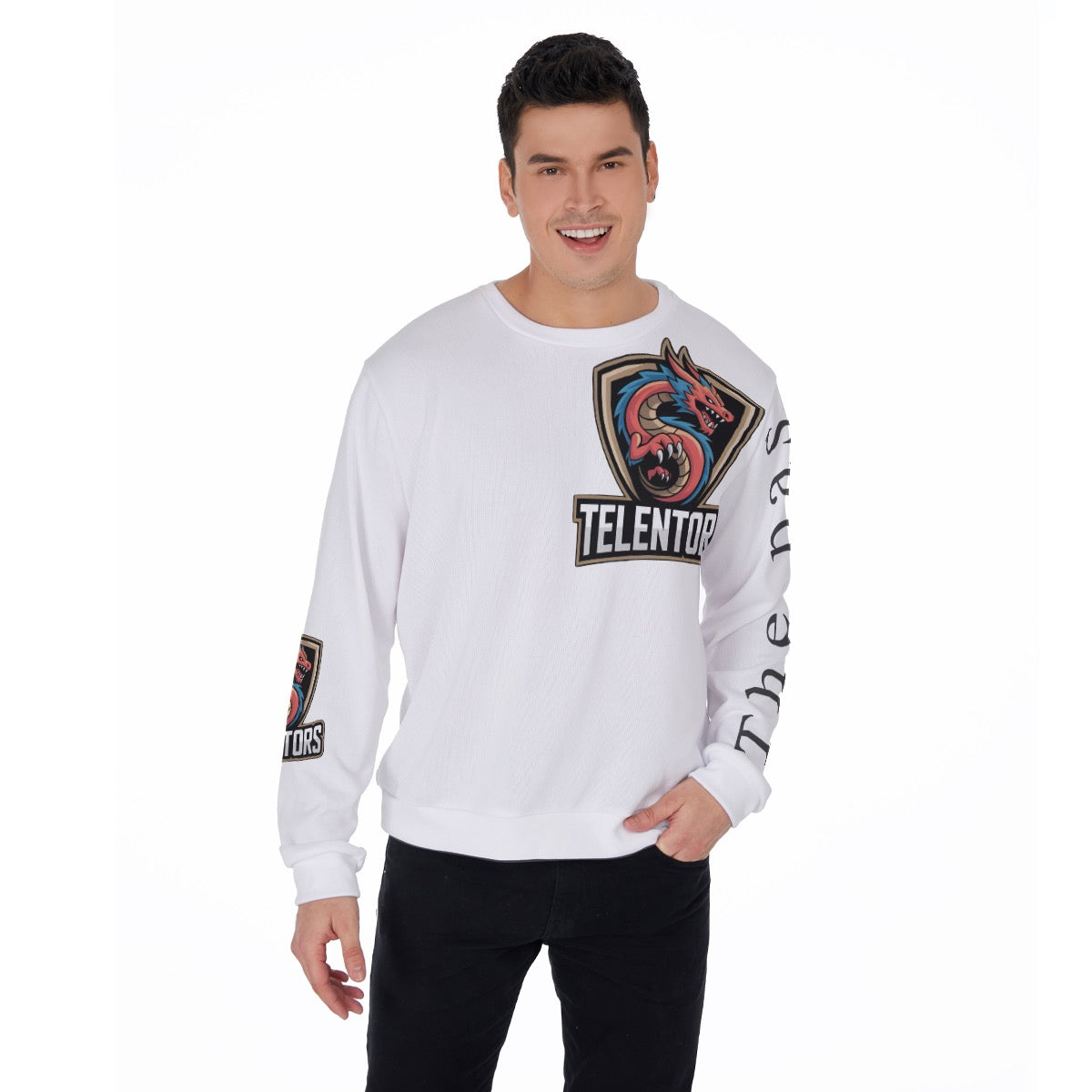 All-Over Print Men's Sweater