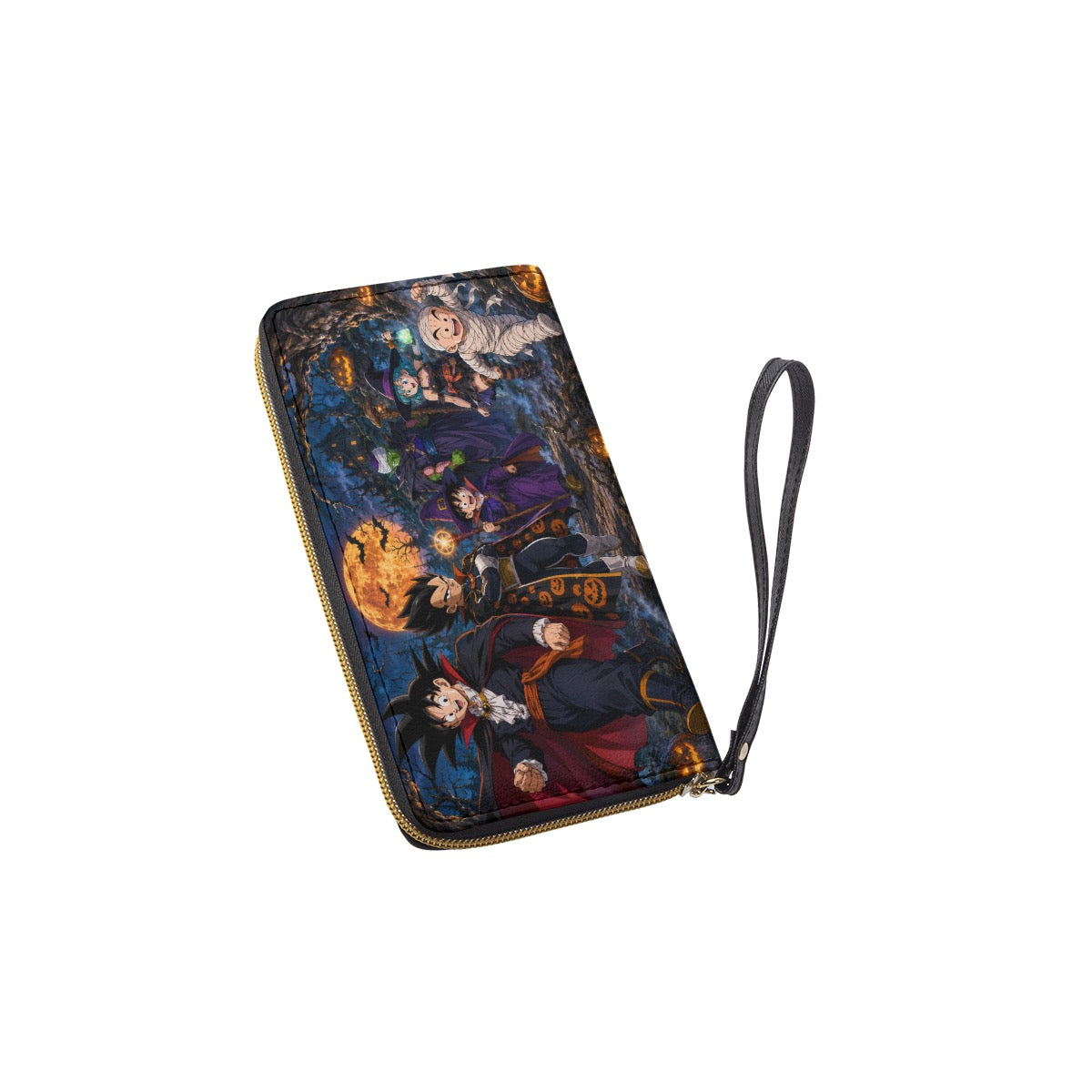 Long Wallet With Black Hand Strap