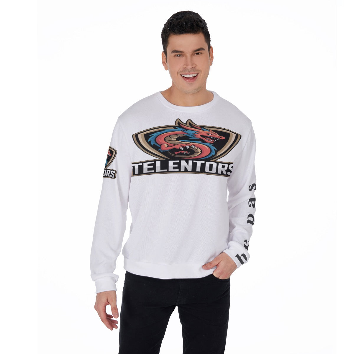 All-Over Print Men's Sweater