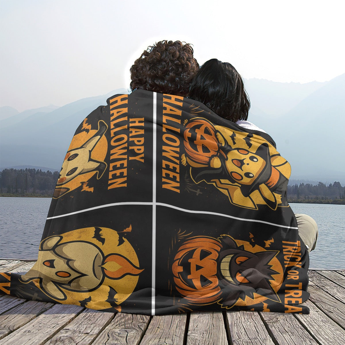 Single-Side Printing Flannel Blanket