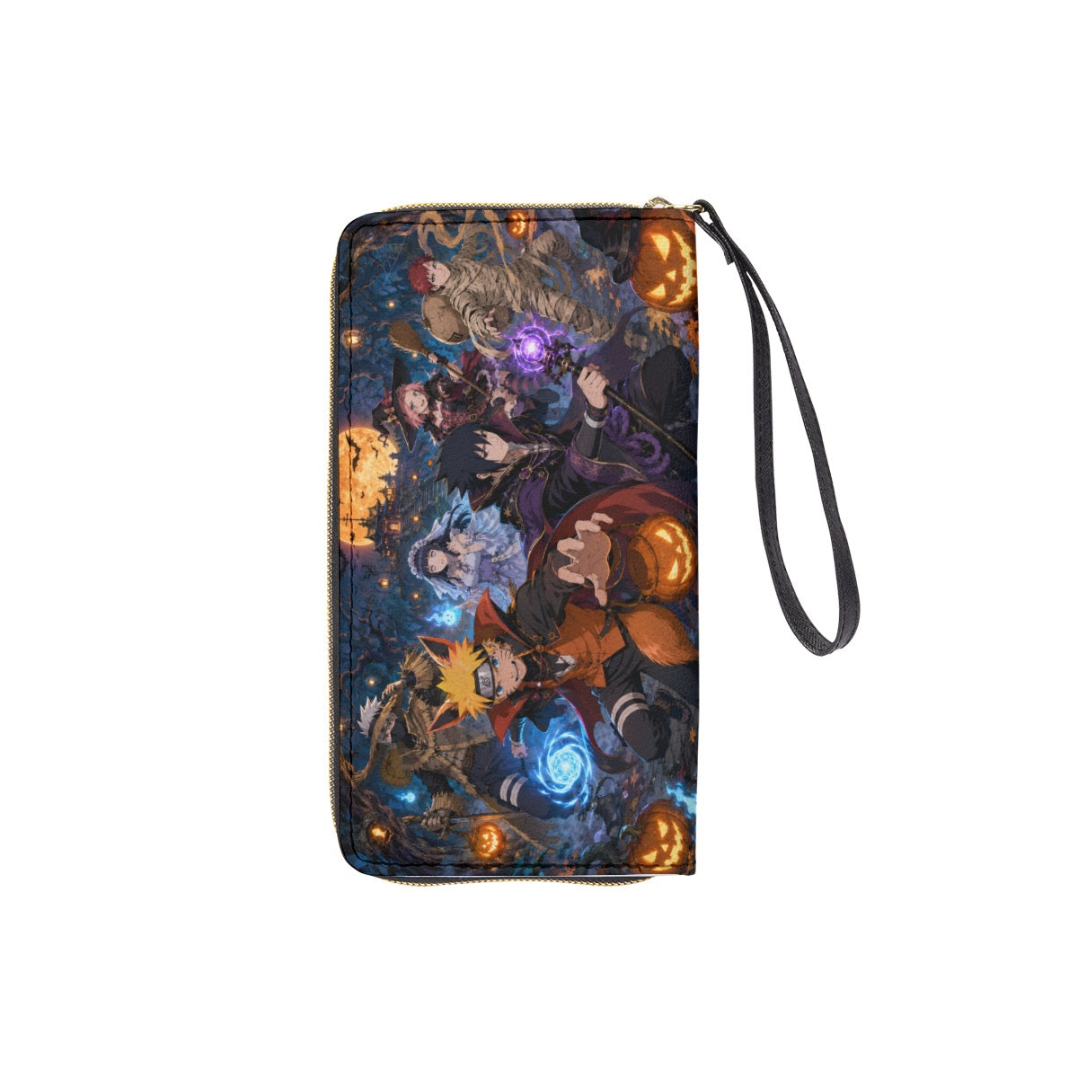 Long Wallet With Black Hand Strap