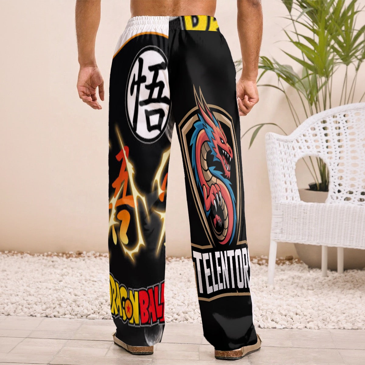 All-Over Print Men's Straight pants