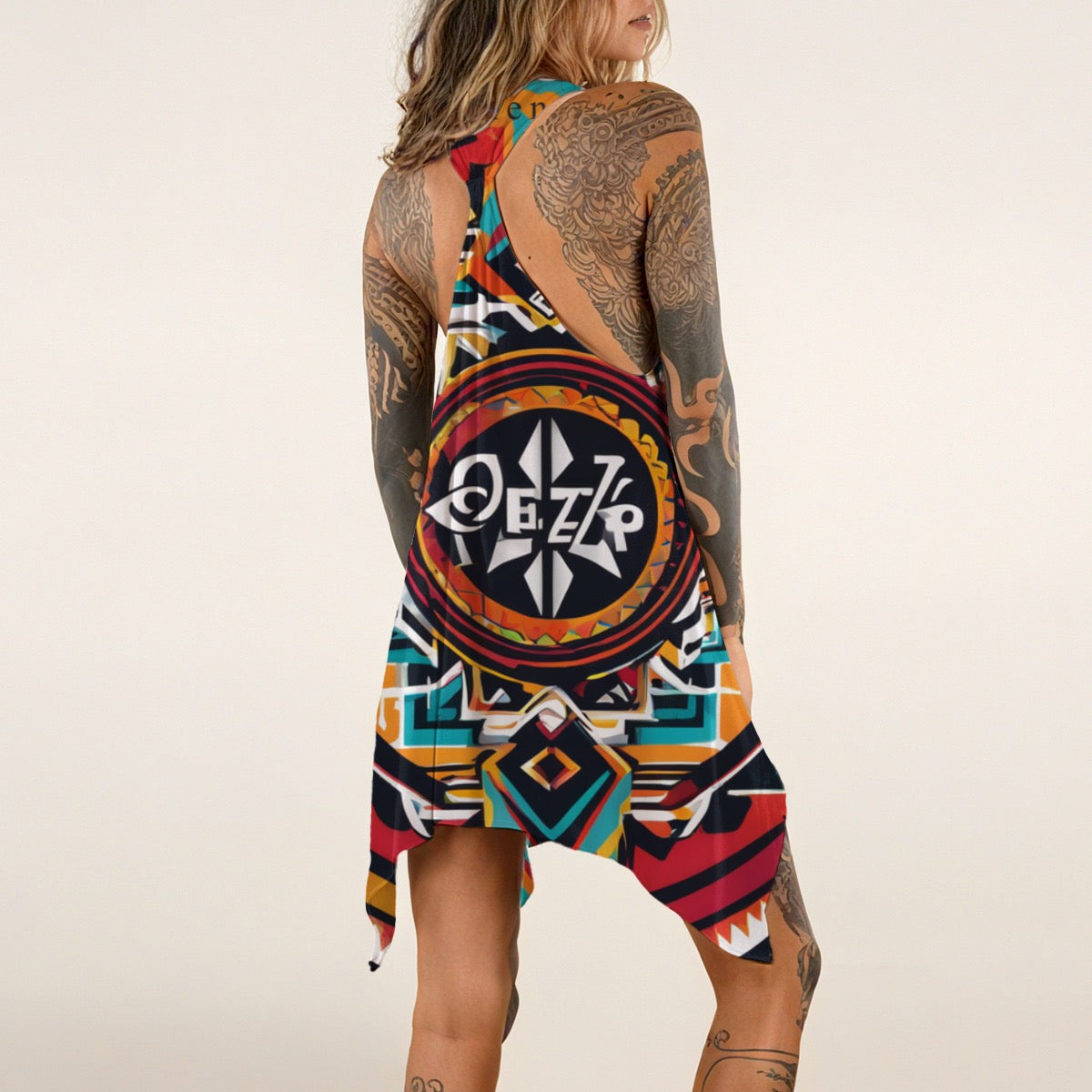 All-over print Women's Sleeveless Tank Dress