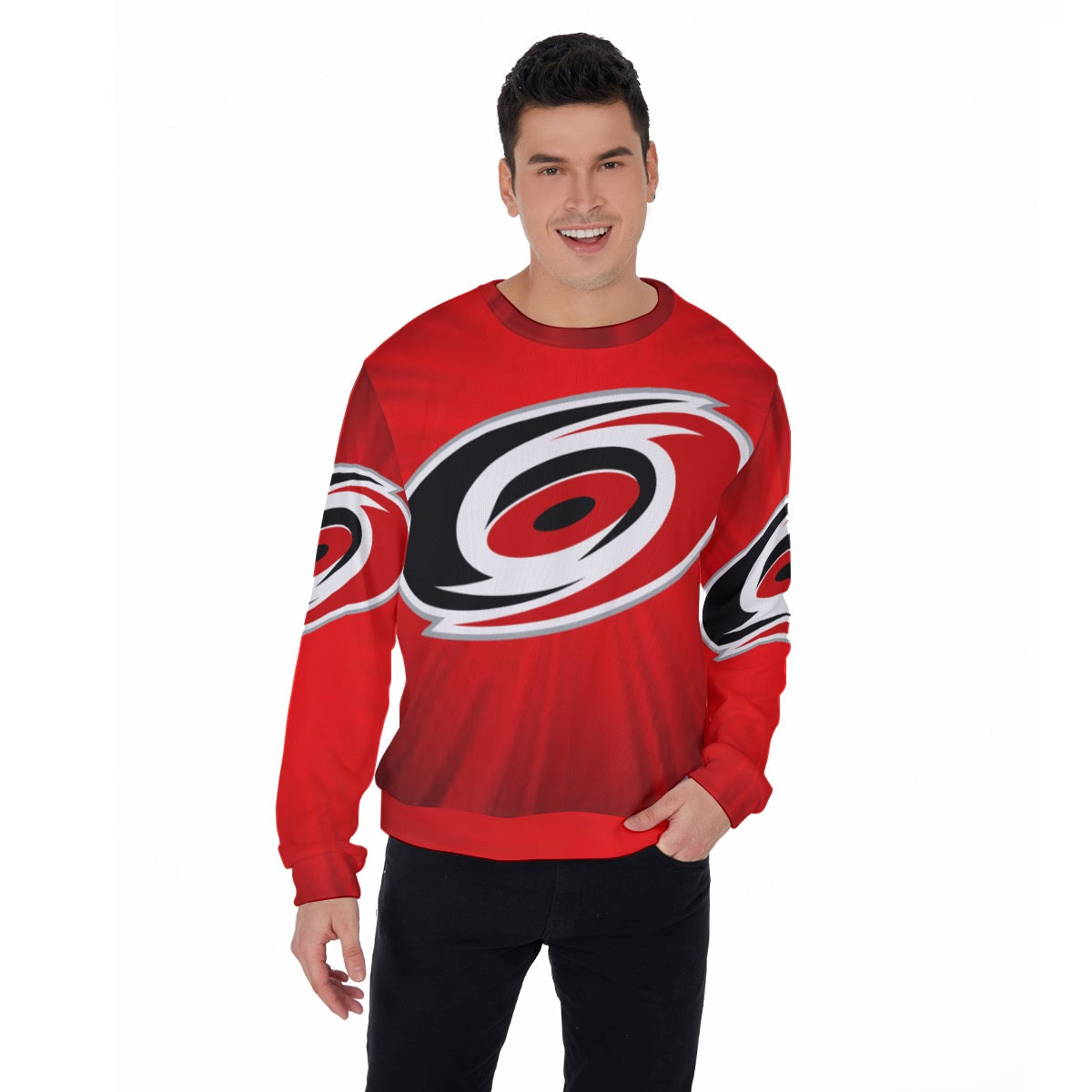 All-Over Print Men's Thicken Sweater