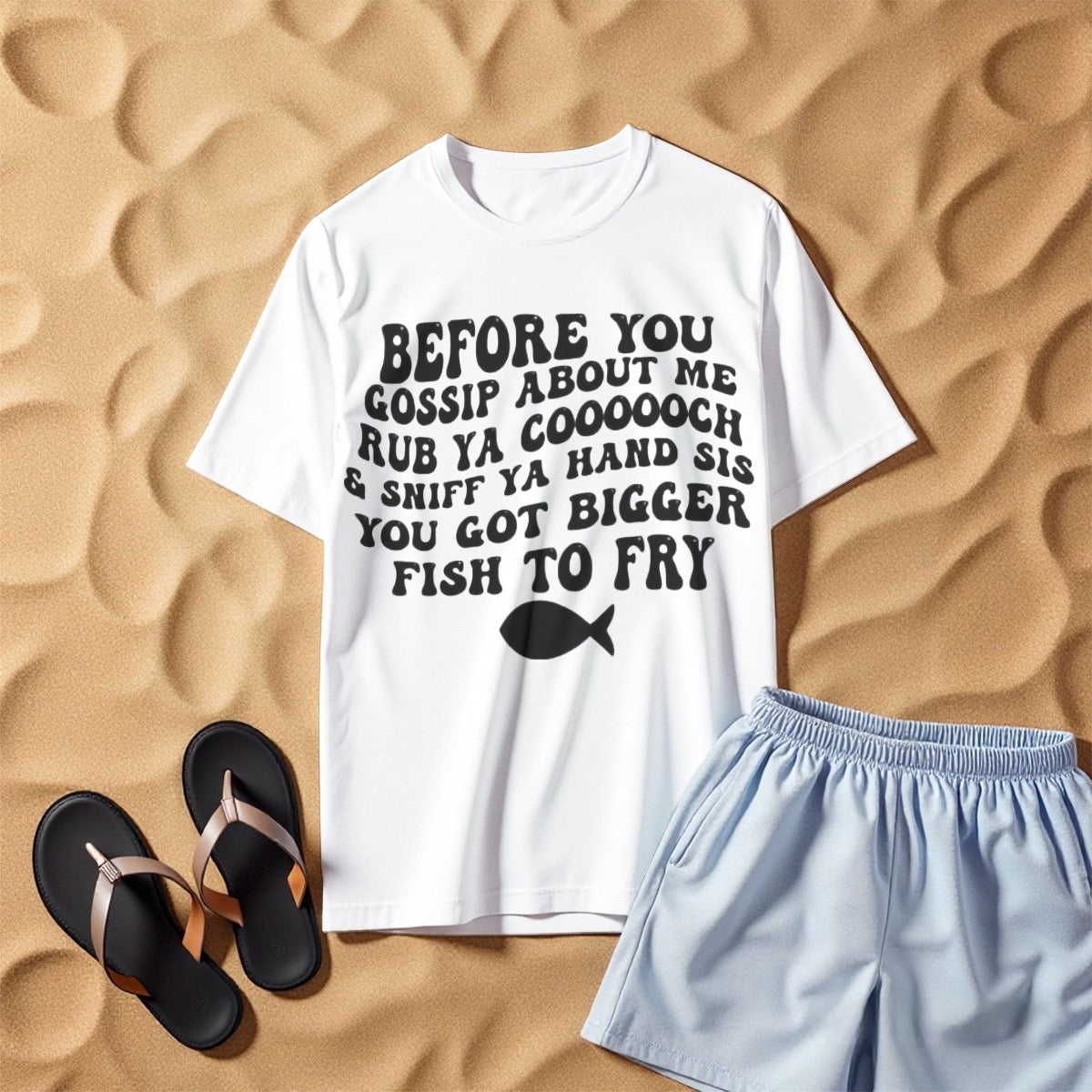 All-Over Print Men's O-Neck T-Shirt | 190GSM Cotton