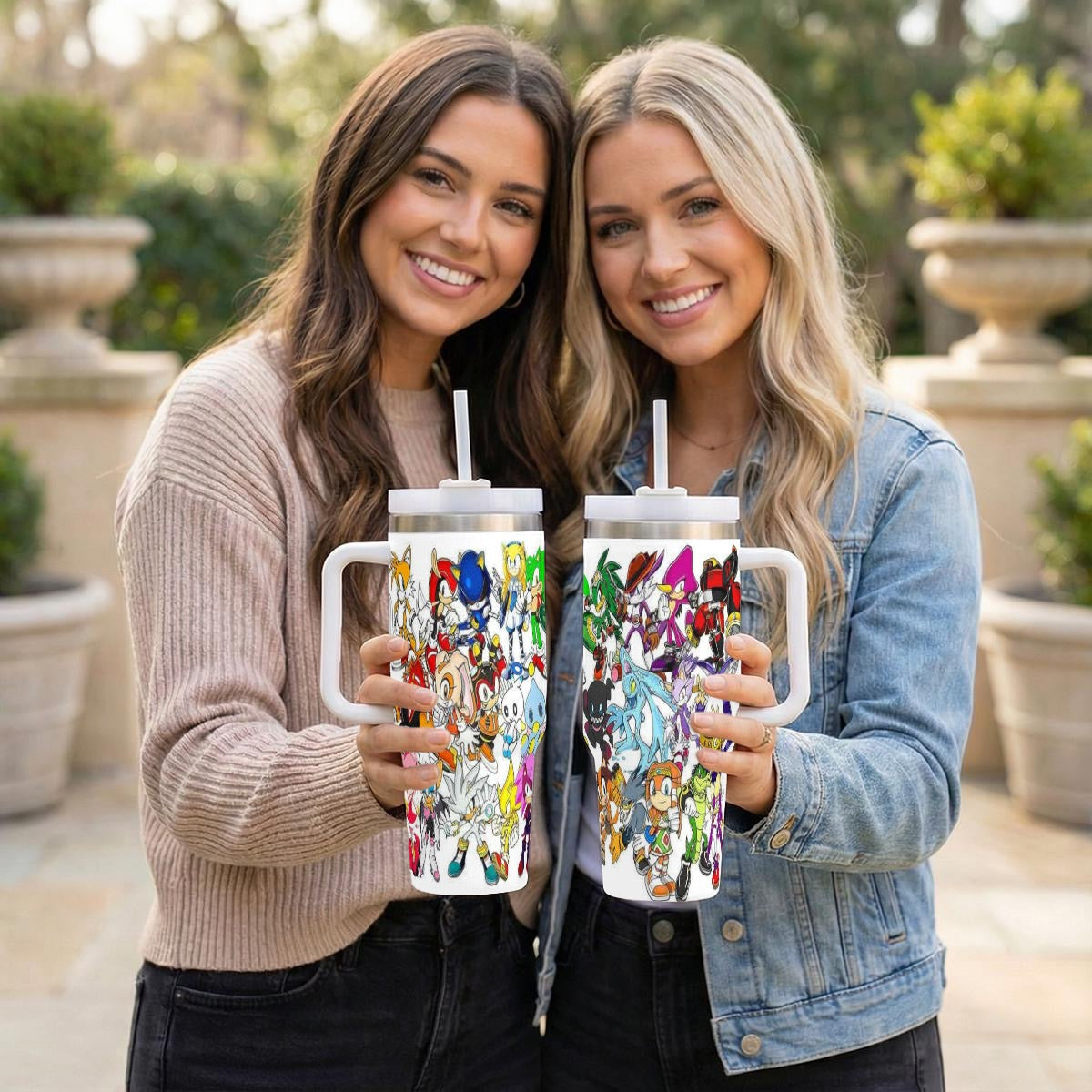40 oz Tumbler With Handle Printed in USA