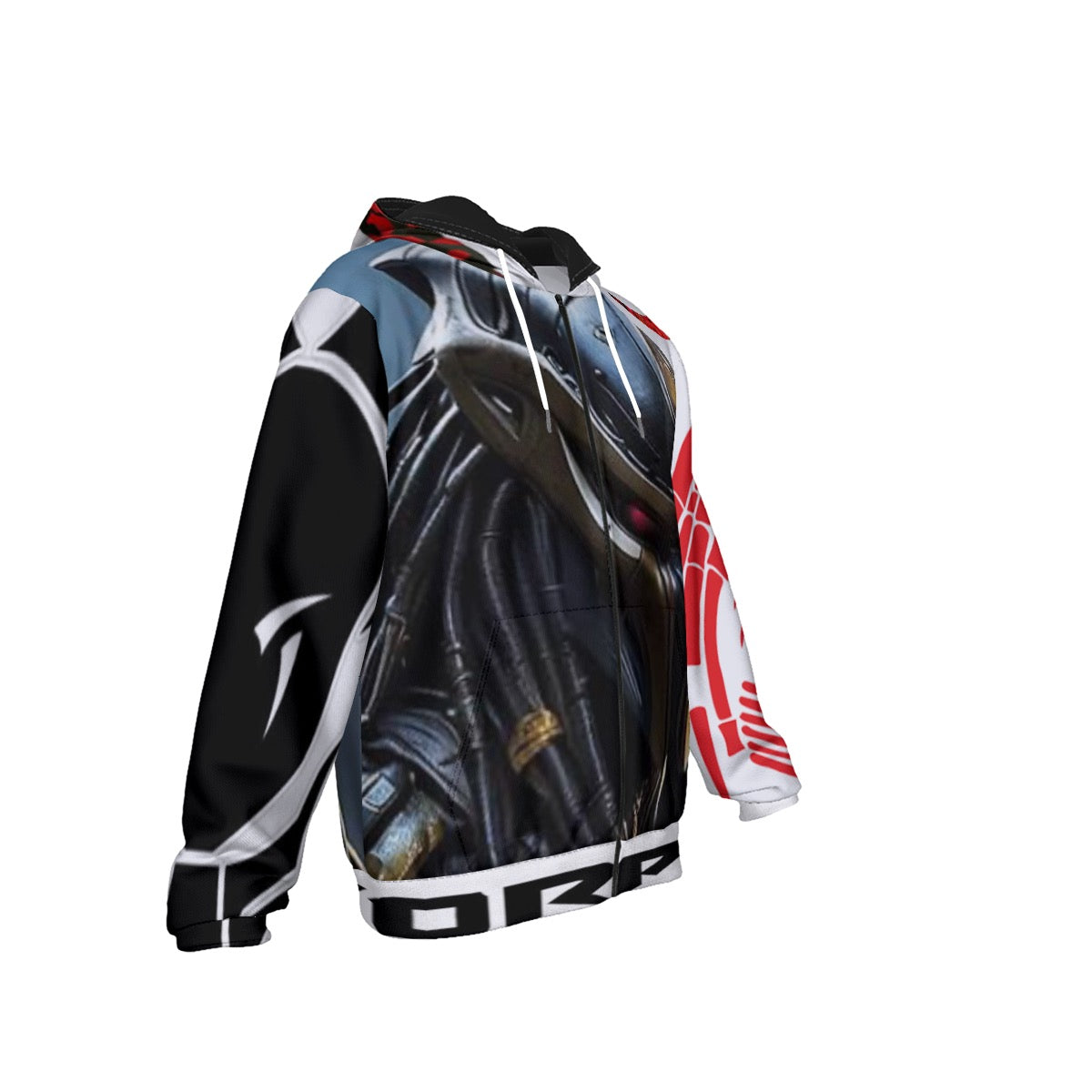 All-Over Print Men's Heavy Fleece Zip Up Hoodie