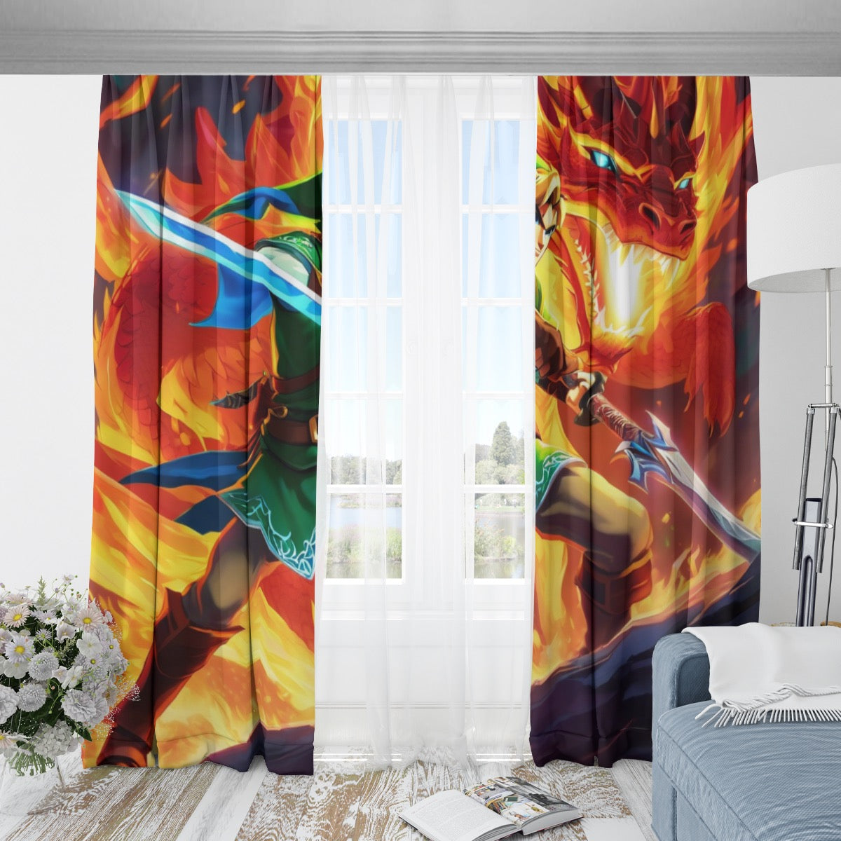 Blackout Curtains with Hooks | 265(gsm)