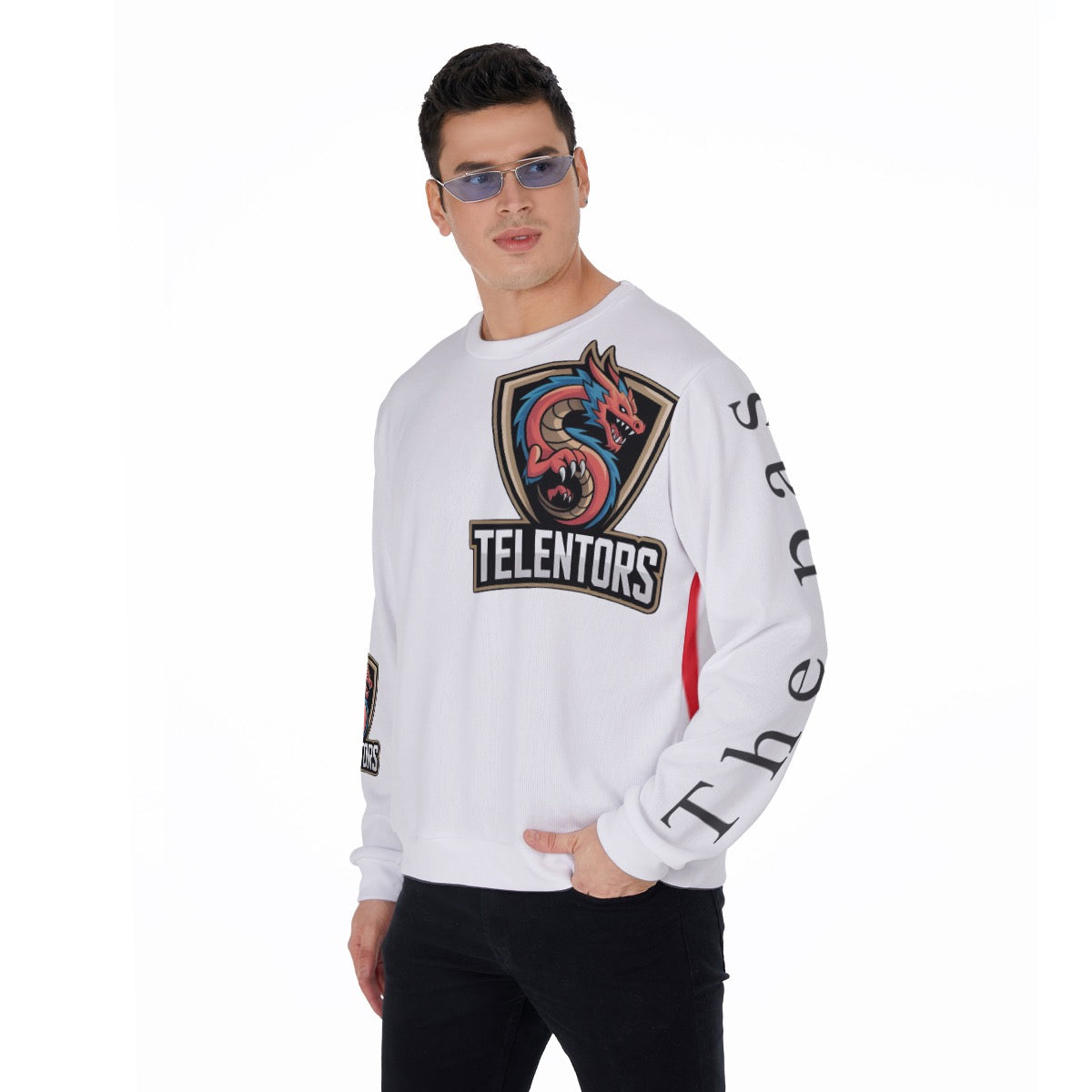 All-Over Print Men's Sweater