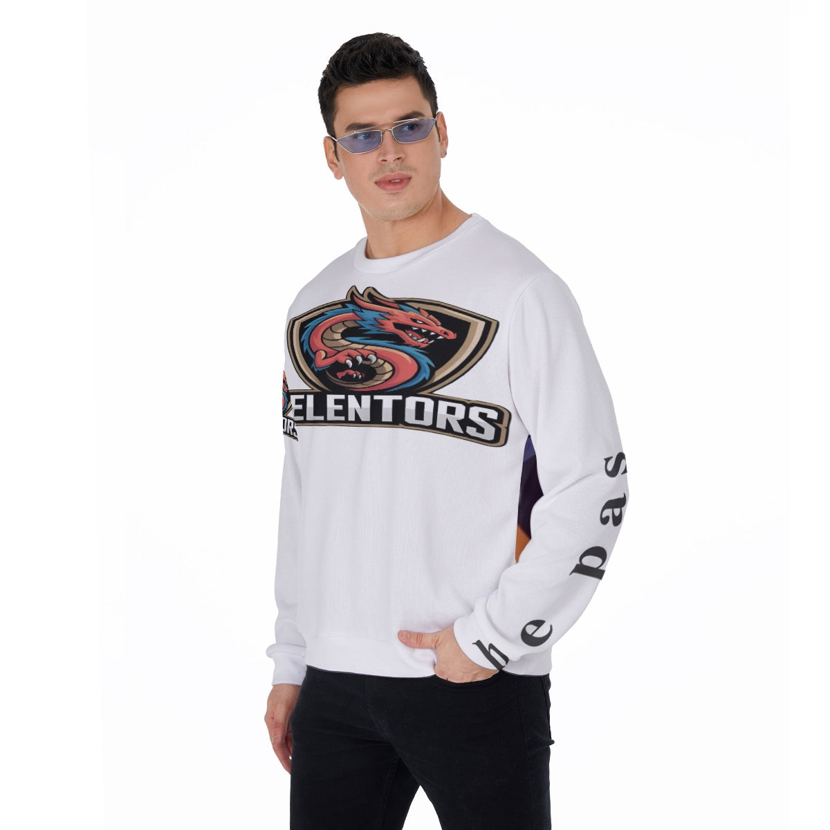 All-Over Print Men's Sweater