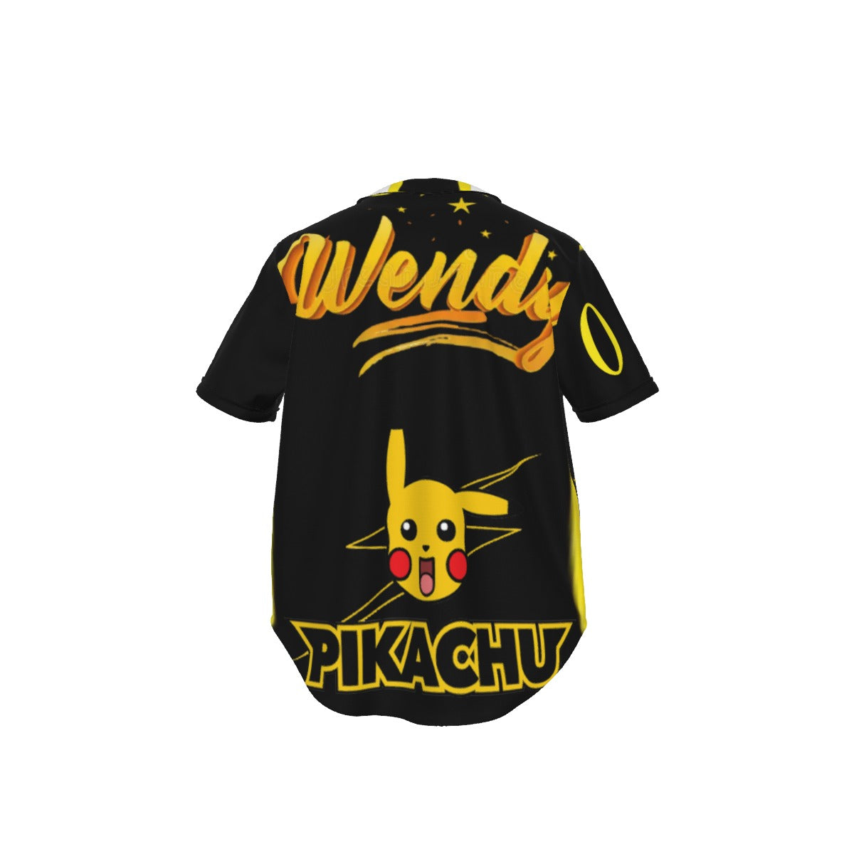 All-Over Print Men's Short Sleeve Baseball Jersey With Pinstripes