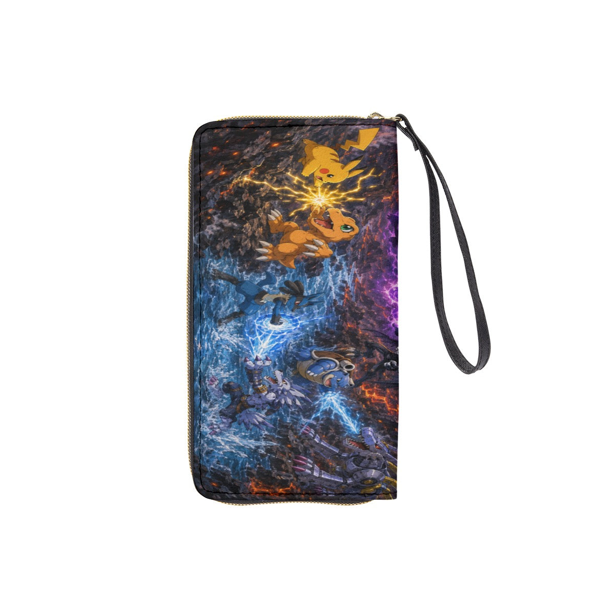 Long Wallet With Black Hand Strap