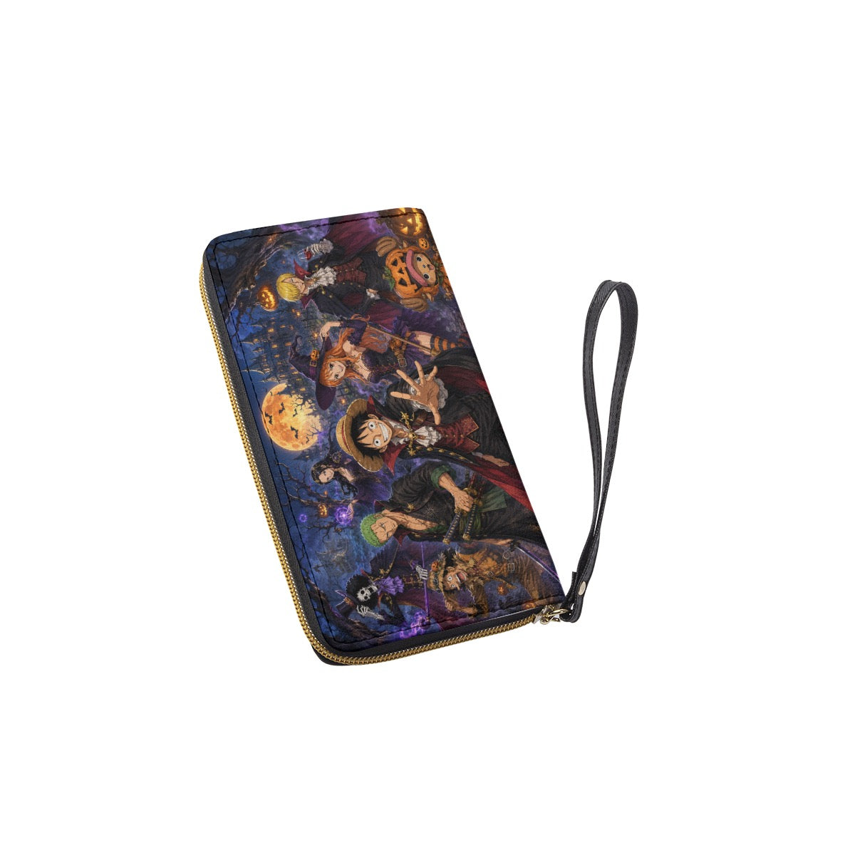 Long Wallet With Black Hand Strap