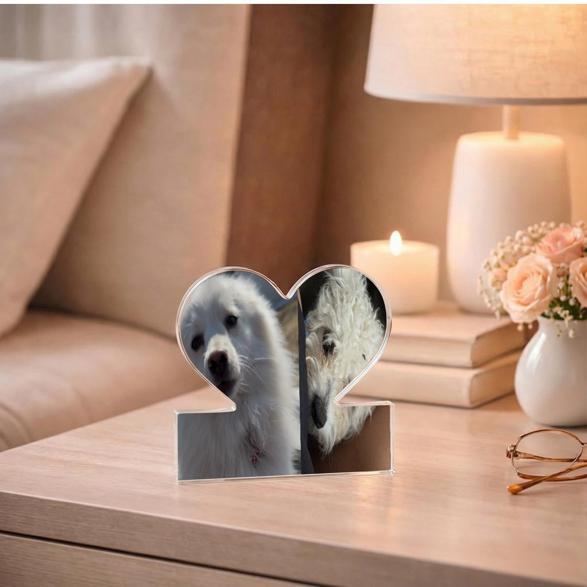 Heart-Shaped Acrylic Plaque