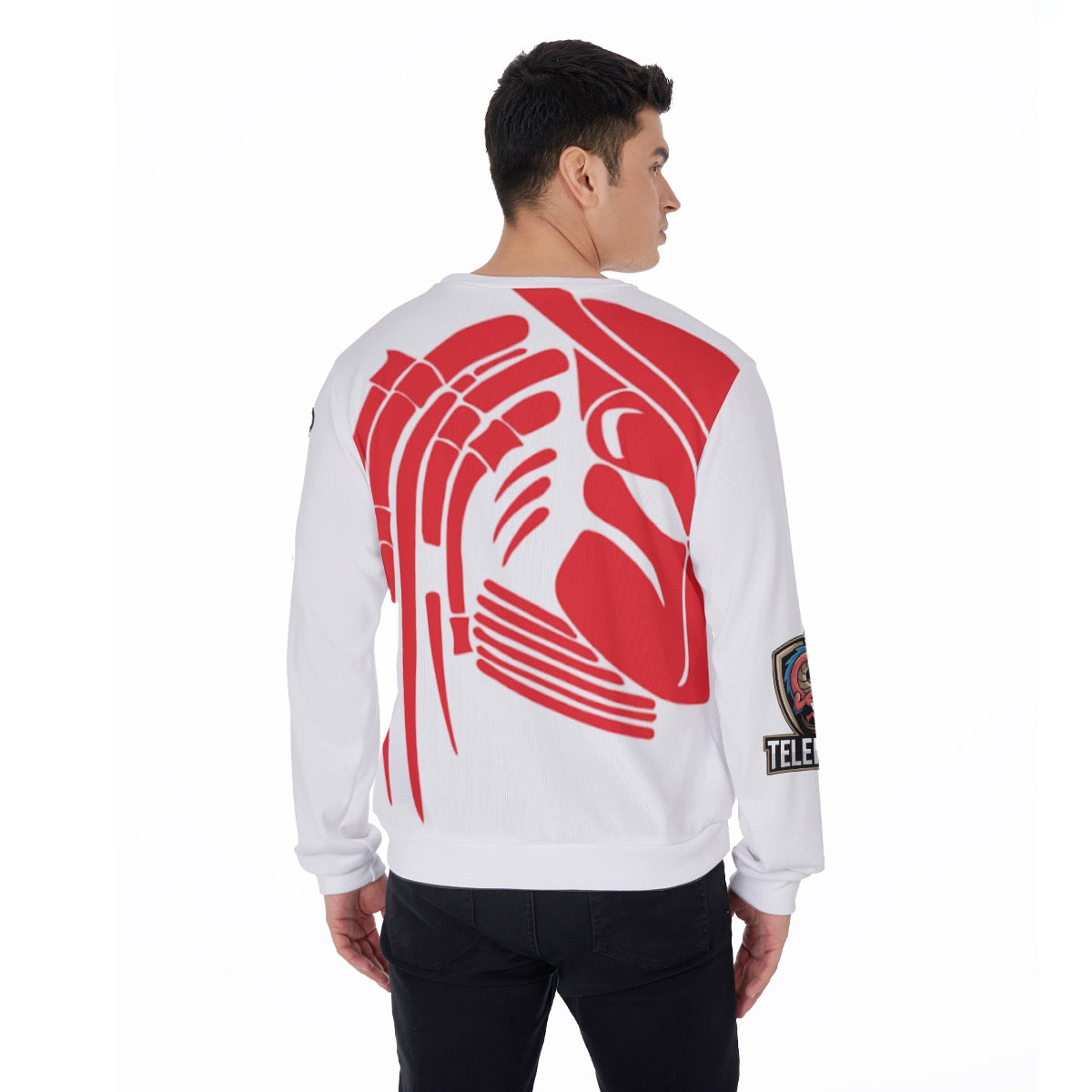 All-Over Print Men's Sweater