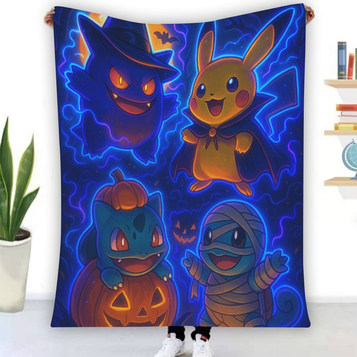 Single-Side Printing Flannel Blanket
