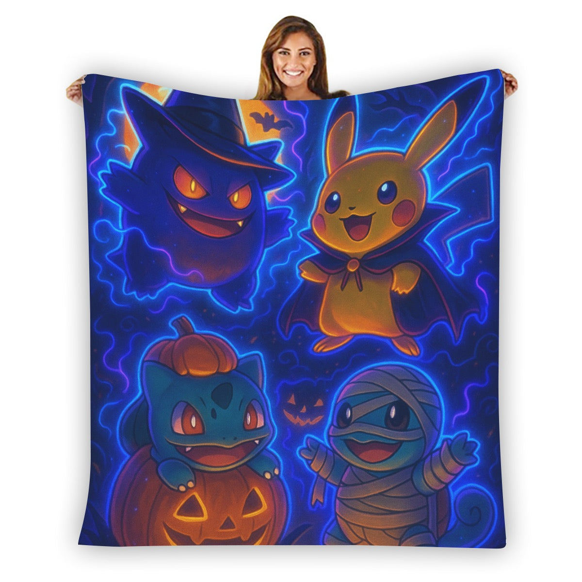Single-Side Printing Flannel Blanket
