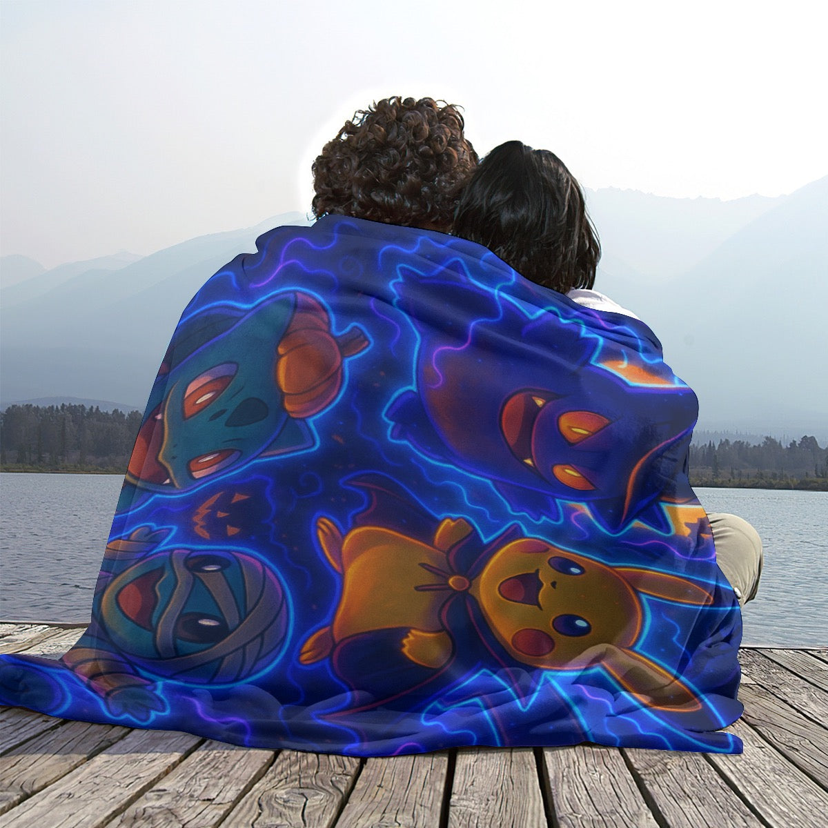 Single-Side Printing Flannel Blanket