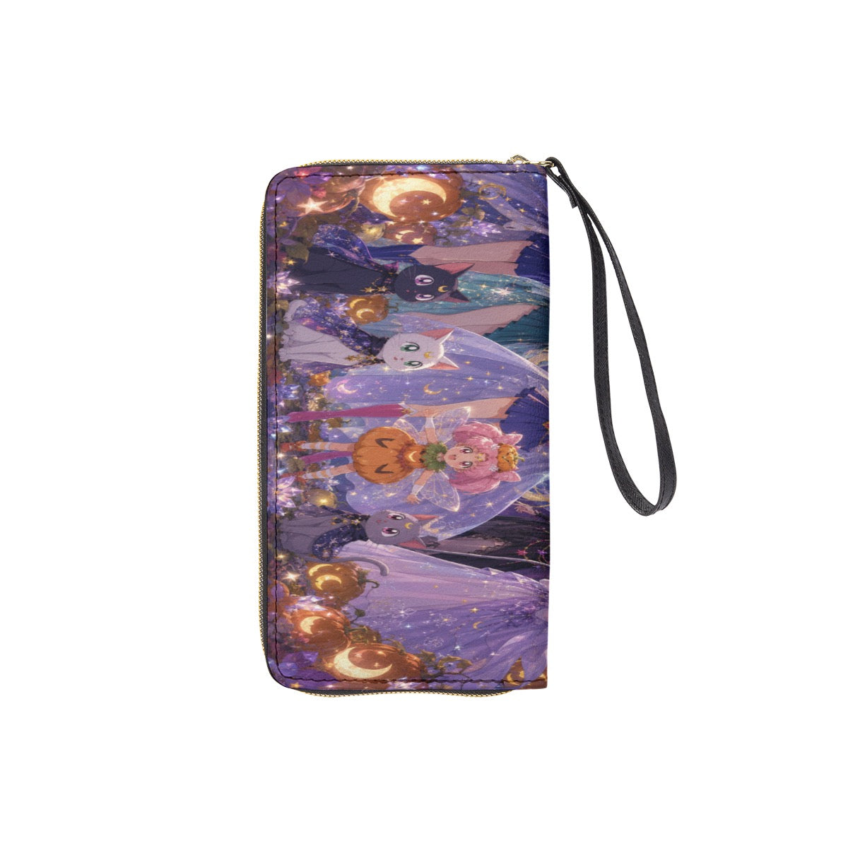 Long Wallet With Black Hand Strap