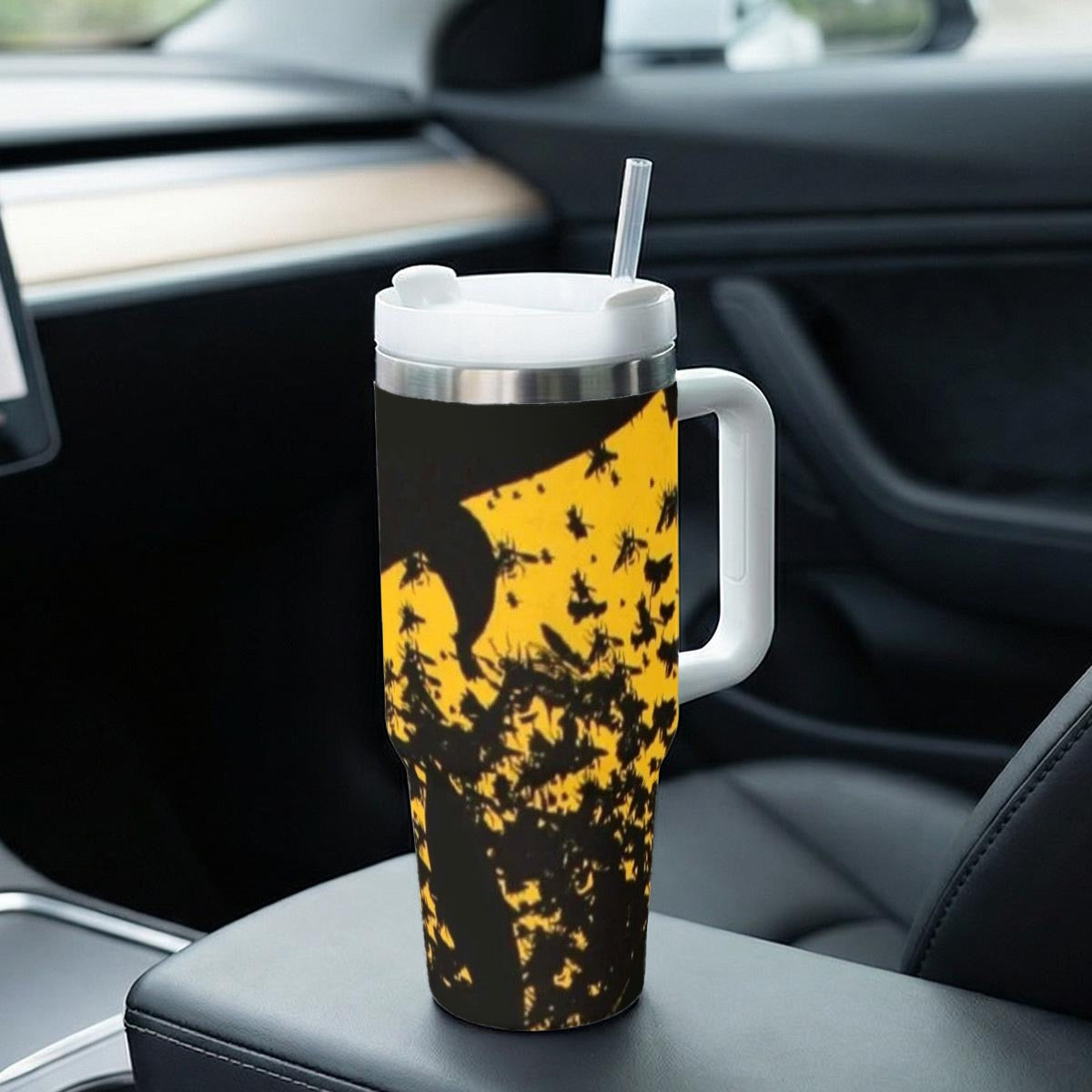 40 oz Tumbler With Handle Printed in USA