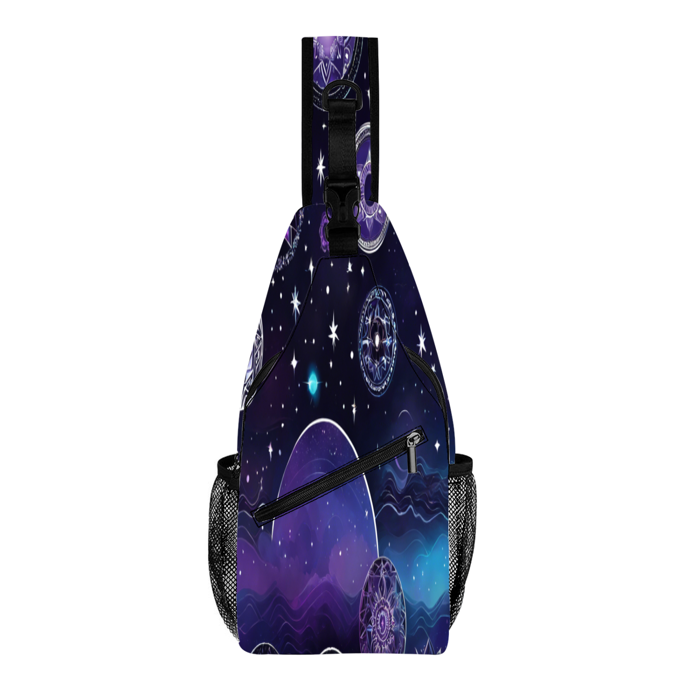 Streetwear All-Over Print Chest Bag