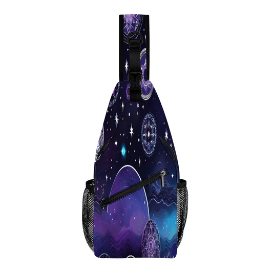 Streetwear All-Over Print Chest Bag