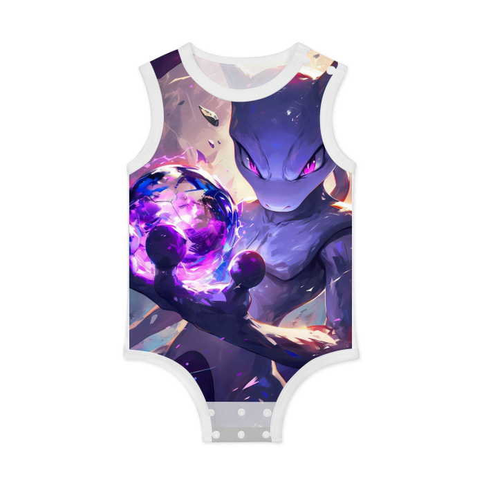 All-Over Print Baby Tank Bodysuit | 100% Cotton